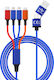 Smrter Hydra Elite 6in1 Regular USB to Lightning Cable Πολύχρωμο 1m