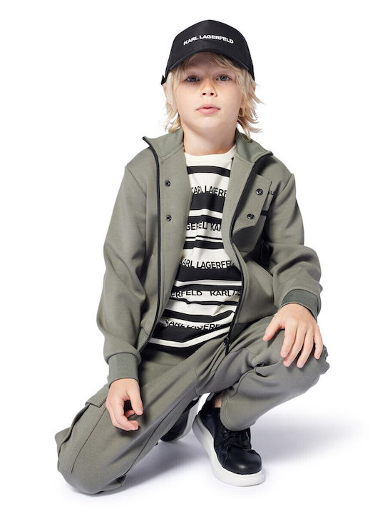 Karl Lagerfeld Kids' Hat Jockey Fabric Black