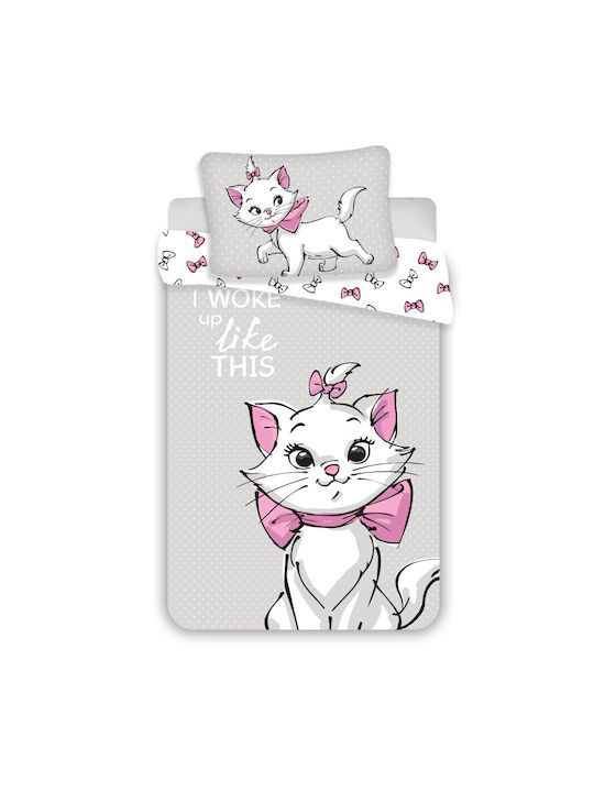 Disney Marie Grey Bedding Set Set Kids Duvet Co...