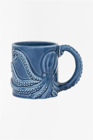 Keramiktasse mit Oktopus 9 cm