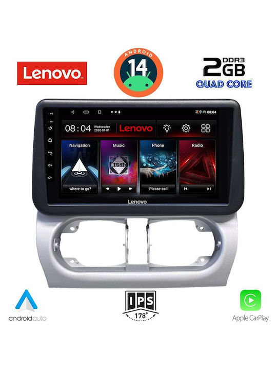 Lenovo Ηχοσύστημα Αυτοκινήτου για Opel Corsa / Tigra 2001-2014 (Bluetooth/USB/AUX/WiFi/GPS/Apple-Carplay/Android-Auto) με Οθόνη Αφής 9"