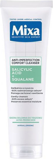 Mixa Anti-Imperfection Comfort Cleanser Gel Cleansing Face 150ml