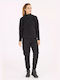 Women's Cardigan with Zipper Black