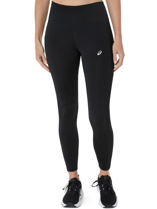 Leggings Pentru Alergare Colanți Femei Lung Strângere Negru
