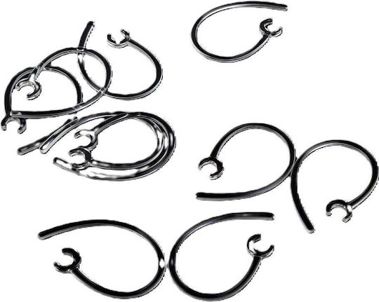 Ohrhaken mit Haken in Transparent Farbe für Universal