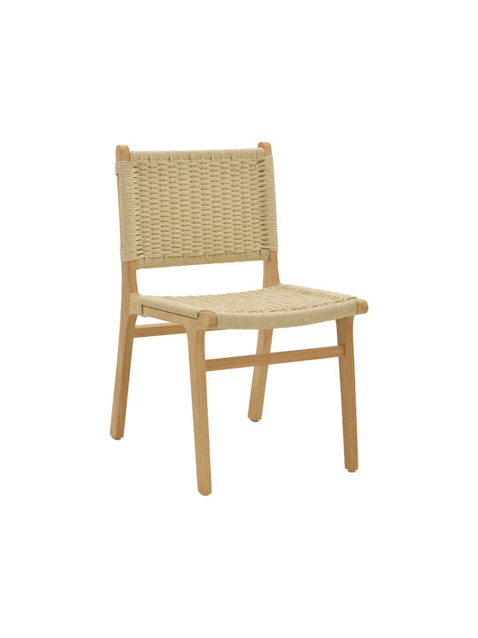 Julien Dining Room Wooden Chair Natural 61x54x85cm