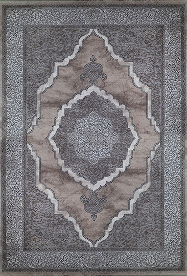 Bioafrol Brilliant Χαλί Ορθογώνιο Γκρι 133x190cm