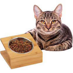 Relaxdays Stainless Steel Bowl Food & Water 300ml