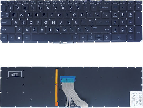 Πληκτρολόγιο Laptop Hp Pavilion Gaming 15-ec1011nv Product Number 220j2ea L72217-151us Backlit Keyboard Κωδ.40549usnoframebacklit
