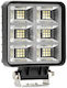 Amio Προβολεας Εργασιας Τετραγωνος Led 69w 9-36v 7.200lm 6.500k Awl60 Amio 1 Τεμ 04201/am