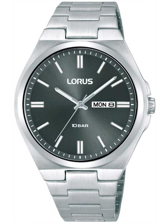Lorus Men's Watch Battery with Silver Metal Bracelet
