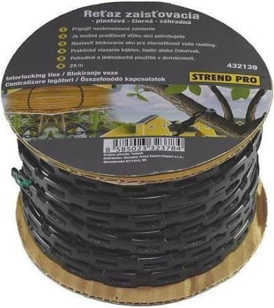 Lanț de legătură din plastic Strend Pro Hi-245/25 pentru grădină, 25m