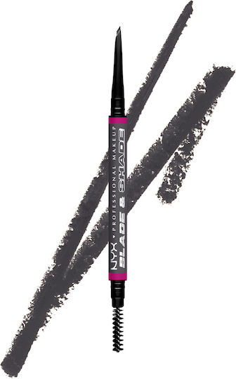 NYX Professional Makeup Blade & Shade Pencil for Eyebrows Grey