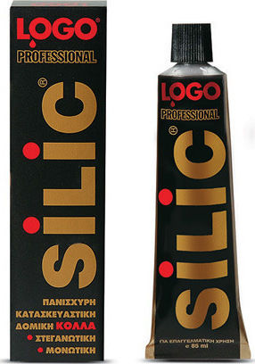 Logo Professional Silic Transparent Silicone Sealant 85ml