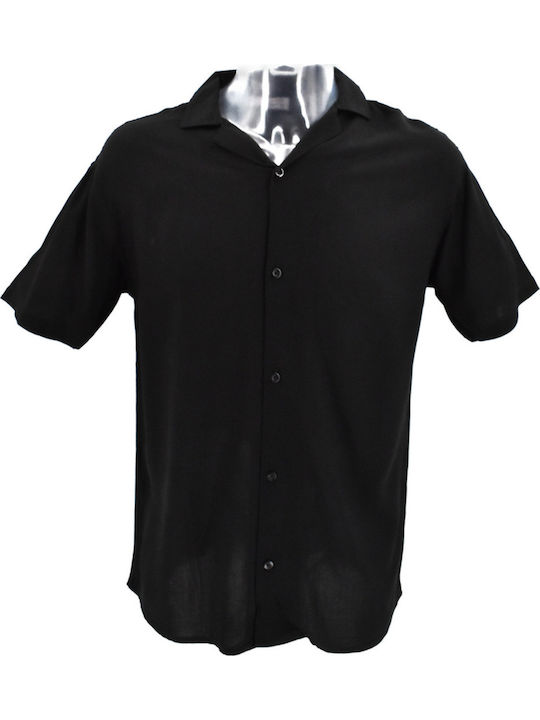 New World Polo Cămașă Regular Fit Neagră