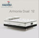 Magniflex Audace Armonia Magnigel Dual 12 Single Anatomic Saltea Spumă de memorie 100x200cm cu Suprapozabil