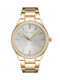 Paul Lorens Damenuhr 36mm Batterie mit Gold Metallischem Armband