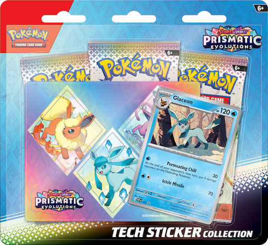 Pokemon Colecție De Abțibilduri Evoluții Prismatice Stacojiu & Violet (EN) Diverse Modele