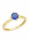 Dio Jewellery Lab Γυναικείο Δαχτυλίδι με Πέτρες από Ασήμι