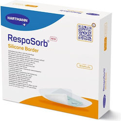 Hartmann RespoSorb Silicone Border Αυτοκόλλητες Γάζες