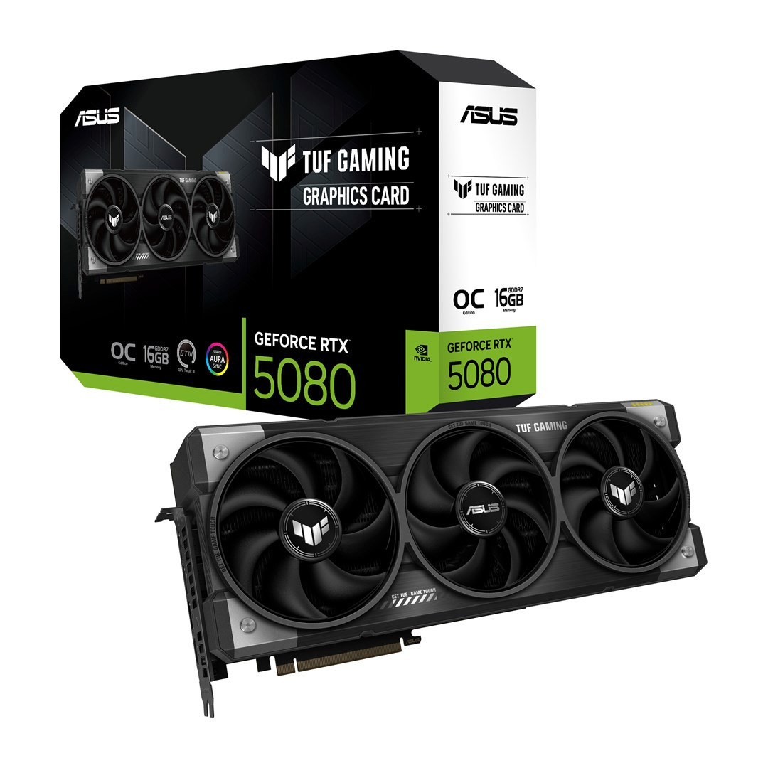 Asus GeForce RTX 5080 16GB GDDR7 TUF Gaming OC Edition Κάρτα Γραφικών