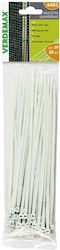 Verdemax Plastic Cable Ties 190mm in White Colour (50 pcs) Verdemax Plastic Cable Ties 190mm in White Colour (50 pcs)