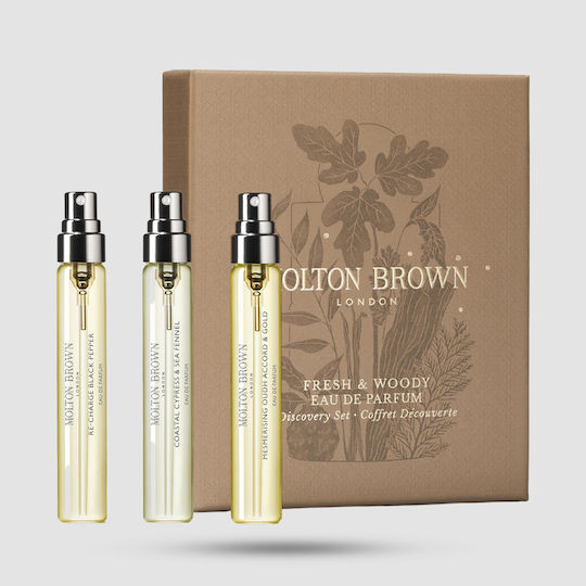 Molton Brown Fresh & Woody Γυναικείο Σετ με Eau de Parfum 3τμχ
