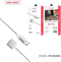Ven-Dens USB 2.0 USB-C male - 60W 2m Ven-Dens USB 2.0 USB-C male - 60W 2m