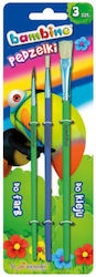 Bambino 3-piece Brush Set Glue Paint 2847