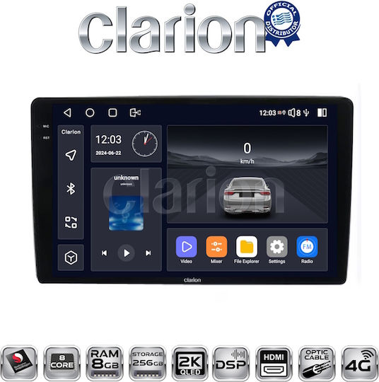 Clarion Автомобилна Аудио Система (Блутут/USB/WiFi/GPS/Apple-Carplay/Android-Auto)