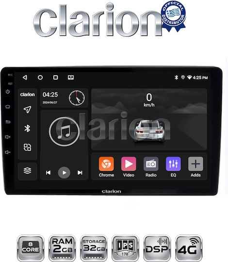 Clarion Ηχοσύστημα Αυτοκινήτου για Ford Focus / Mondeo / Galaxy / S-Max 2003-2010 (Bluetooth/USB/WiFi/GPS/Apple-Carplay/Android-Auto)