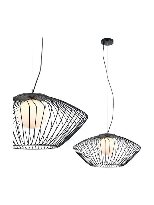 Italux Pendant Light Black with Socket E27
