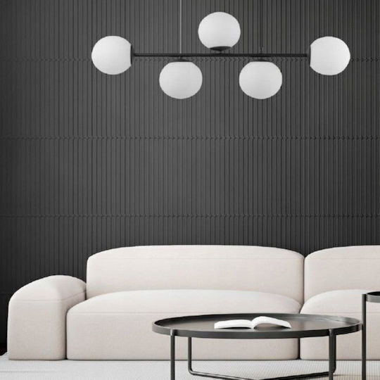 TK Lighting Hängelampe Schwarz mit Fassung E27