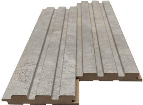 Panouri Decorative 3D Din MDF Cu Filet Cu Adeziv Gri