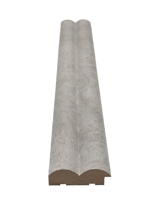 3D Wandpaneele aus MDF mit Kleber Grau