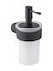 Gedy PI81 Dispenser Γυάλινο Μαύρο 125ml