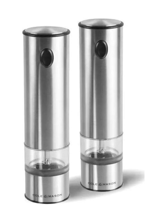 Cole & Mason Χειροκίνητος Μύλος Πιπεριού Inox σε Γκρι Χρώμα