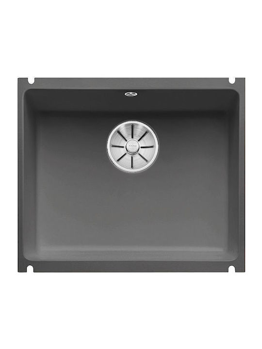 Blanco Drop-In Spüle aus Verbundgranulat mit Wasserhahn B54.3xT45.6cm