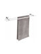 Wenko Single Wall-Mounted Bathroom Freestanding Coat Rack ​60x60cm Silver