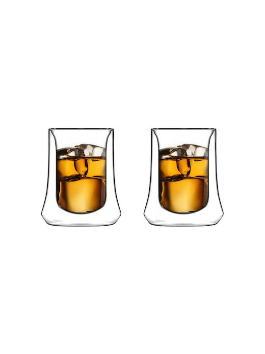 Vialli Design Σετ Ποτήρια Κοκτέιλ/Ποτού από Γυαλί 240ml 2τμχ