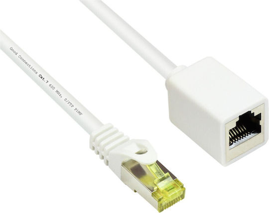 Alcasa S/FTP Kat.7 10Gbps Netzwerkkabel Ethernet 5m Weiß