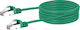 Schwaiger S/FTP Cat.6 Gigabit Network Cable Ethernet 1m Green
