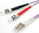 Value Fiber Optic Cable LC-ST 10m Purple 1pcs