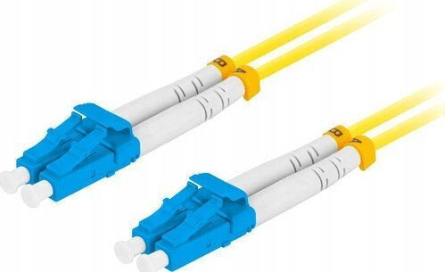 Lanberg Lanberg Optische Faser Kabel LC/UPC-LC/UPC 0,5m Gelbe
