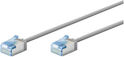 Goobay 74304 U/FTP (STP) Cat.6a Cablu Ethernet 0.15m Gri