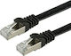 Value Flat U/UTP Network Cable Ethernet 5m Black