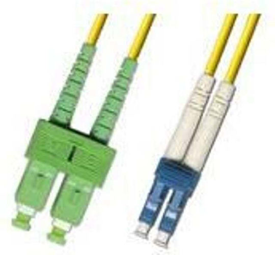 Microconnect Καλώδιο Οπτικής Ίνας SC/APC-LC/UPC 10m Κίτρινο