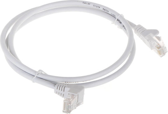 Rbline U/UTP Cat.5e (Gigabit) Καλώδιο Δικτύου Ethernet 1m Λευκό