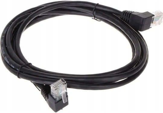 Rbline U/UTP Cat.5e (Gigabit) Καλώδιο Δικτύου Ethernet 2m Μαύρο