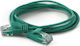 Wantec U/UTP Cat.6a (Gigabit) Καλώδιο Δικτύου Ethernet 0.5m Μαύρο